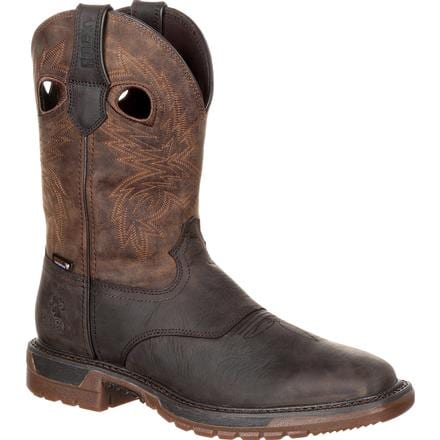 【コード】 Rocky RKW0234 Original Ride FLX Waterproof Western Boot Dark ...