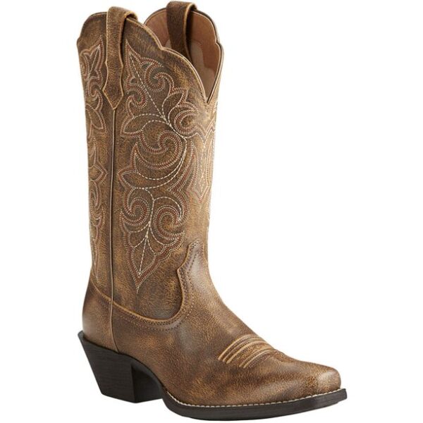 ARIAT WOMENS ROUND UP SQUARE TOE 10021620 - Boots Boots Boots