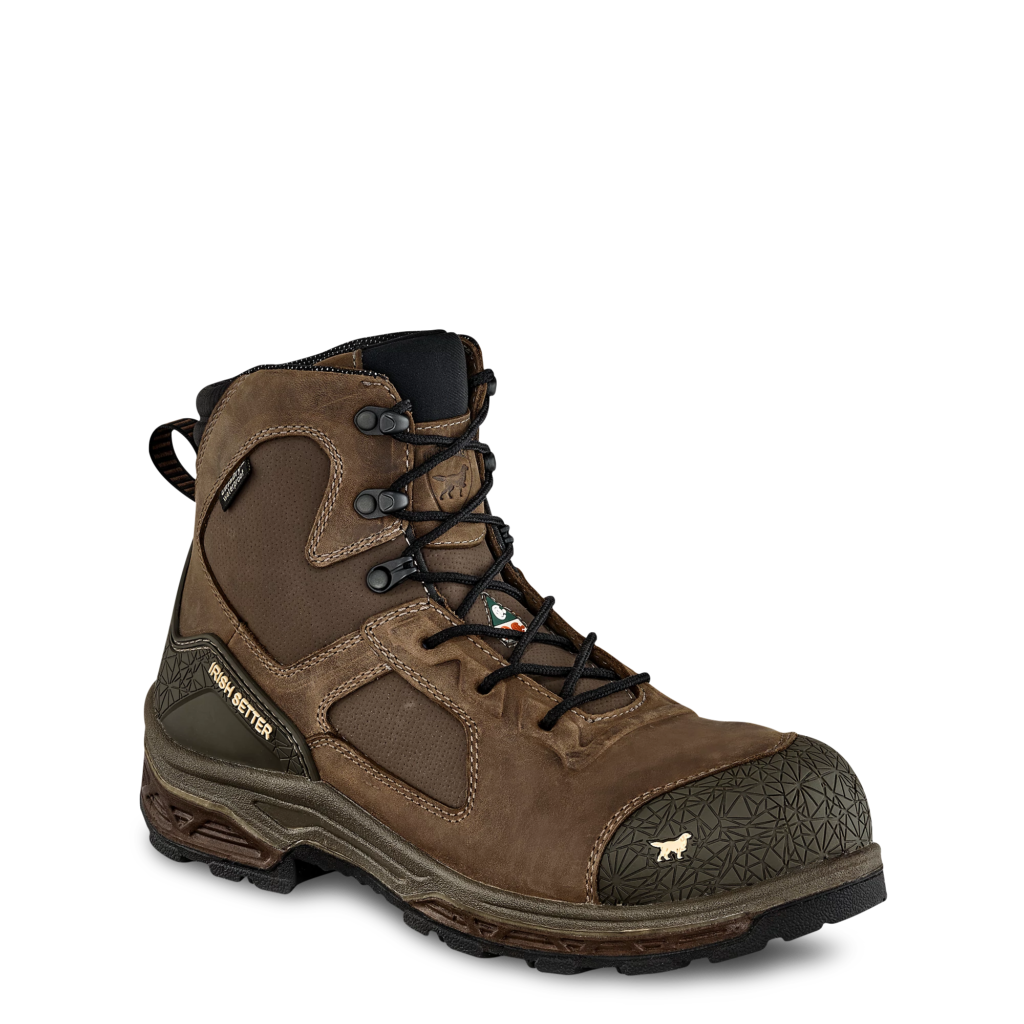 IRISH SETTER KASOTA 83660 6 INCH GREEN PATCH NONMETALLIC TOE Boots