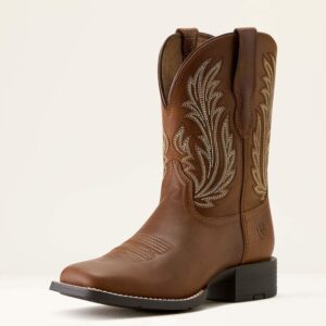 Ariat Round Up Filly Wide Square Toe Western Boot 10064074
